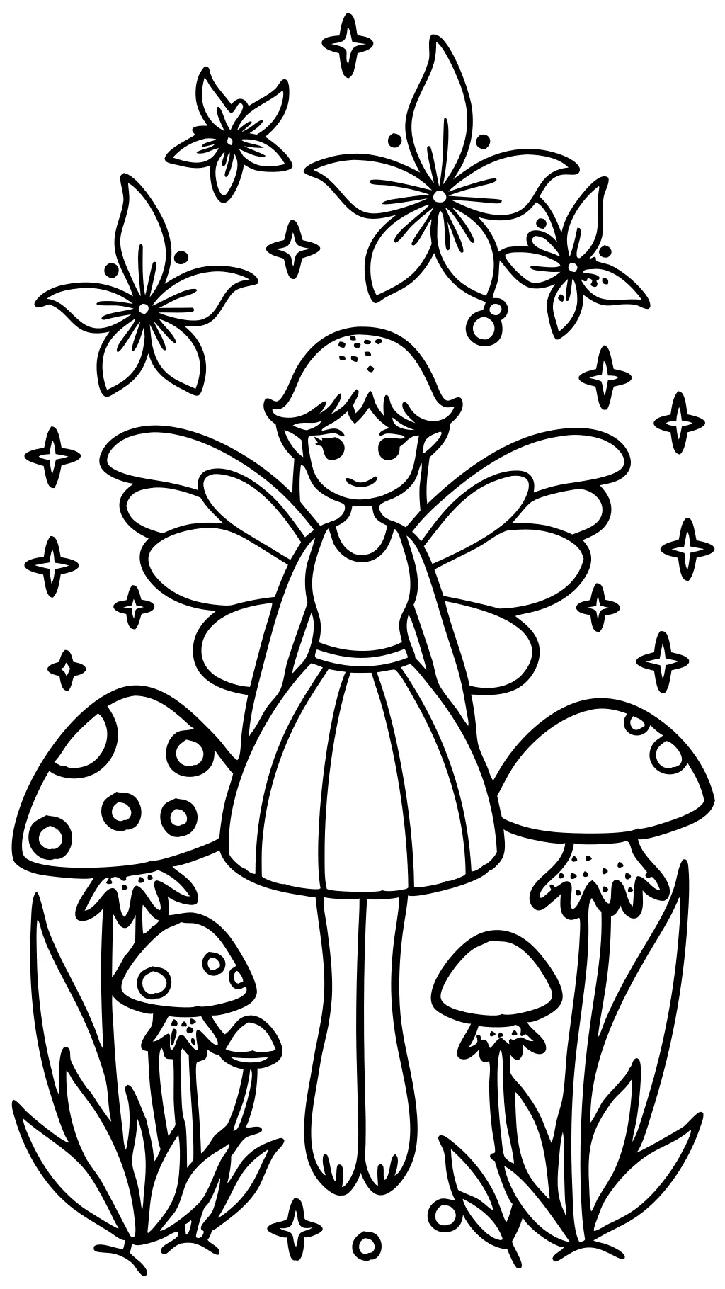 faerie coloring pages